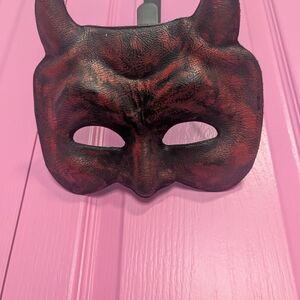 Red and Black Devil Mask